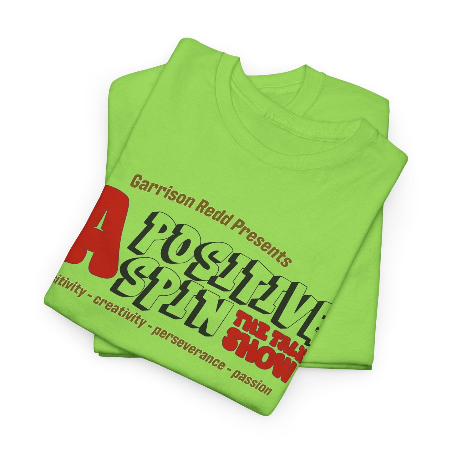 A Positive Spin Unisex Cotton Tee - Chill Vibe Shirt, Casual Wear, Gift Idea, Podcast Lovers, Everyday Style